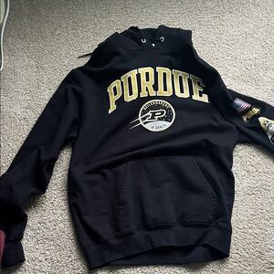 Purdue University hoodie sweatshirt made by Champion